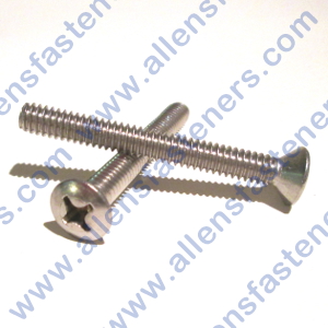 10/32 STAINLESS STEEL OVAL PHILLIPS SCREW
